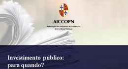 INVESTIMENTO PÚBLICO: PARA QUANDO?