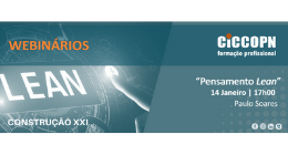 WEBINÁRIO CICCOPN | PENSAMENTO LEAN
