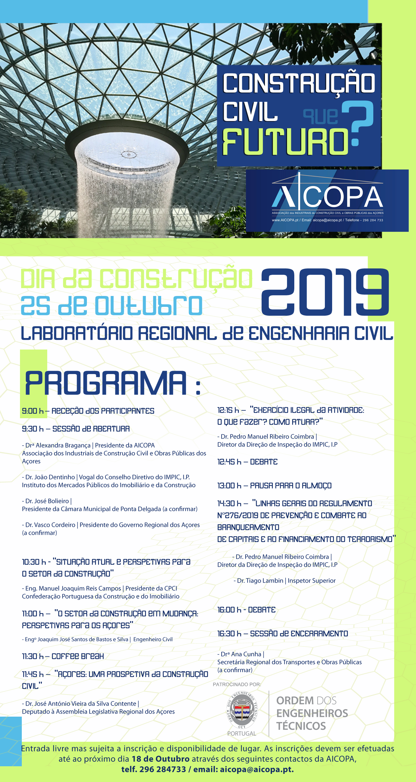 SEMINÁRIO | CONSTRUÇÃO CIVIL – QUE FUTURO?