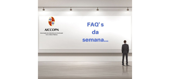 FAQ´s DA SEMANA….