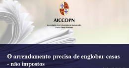 O ARRENDAMENTO PRECISA DE ENGLOBAR CASAS – NÃO IMPOSTOS