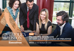 PROGRAMA EM GESTÃO E AVALIAÇÃO DE PROJETOS