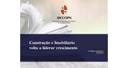 CONSTRUÇÃO E IMOBILIÁRIO VOLTA A LIDERAR CRESCIMENTO