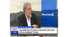 Presidente da AICCOPN, Manuel Reis Campos, na RTP3