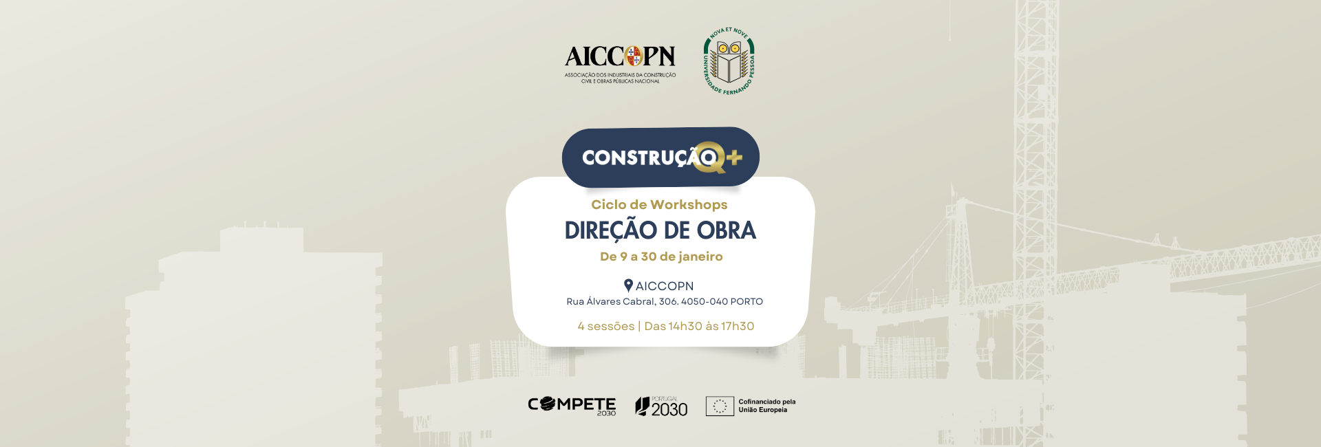 CONSTRUÇÃO Q+ | DIREÇÃO DE OBRA