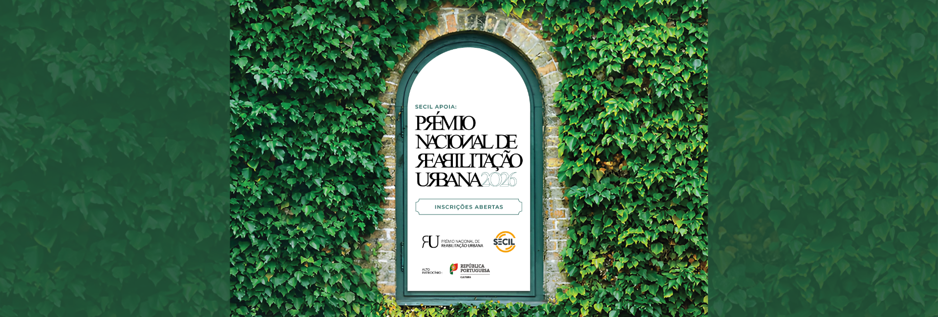 PRÉMIO NACIONAL DE REABILITAÇÃO URBANA 2026 | INSCRIÇÕES ABERTAS
