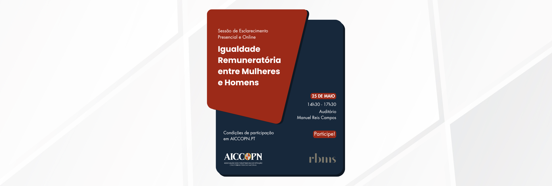 SESSÃO DE ESCLARECIMENTOS | IGUALDADE REMUNERATÓRIA ENTRE MULHERES E HOMENS
