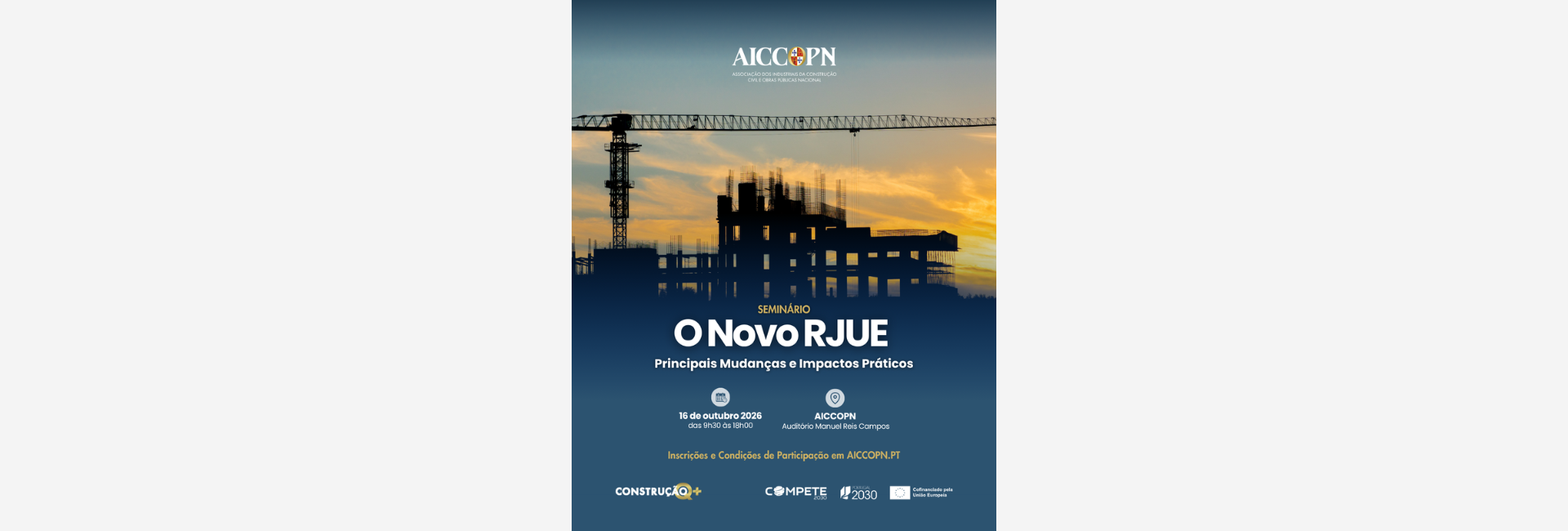 SEMINÁRIO | O NOVO RJUE – PRINCIPAIS MUDANÇAS E IMPACTOS PRÁTICOS