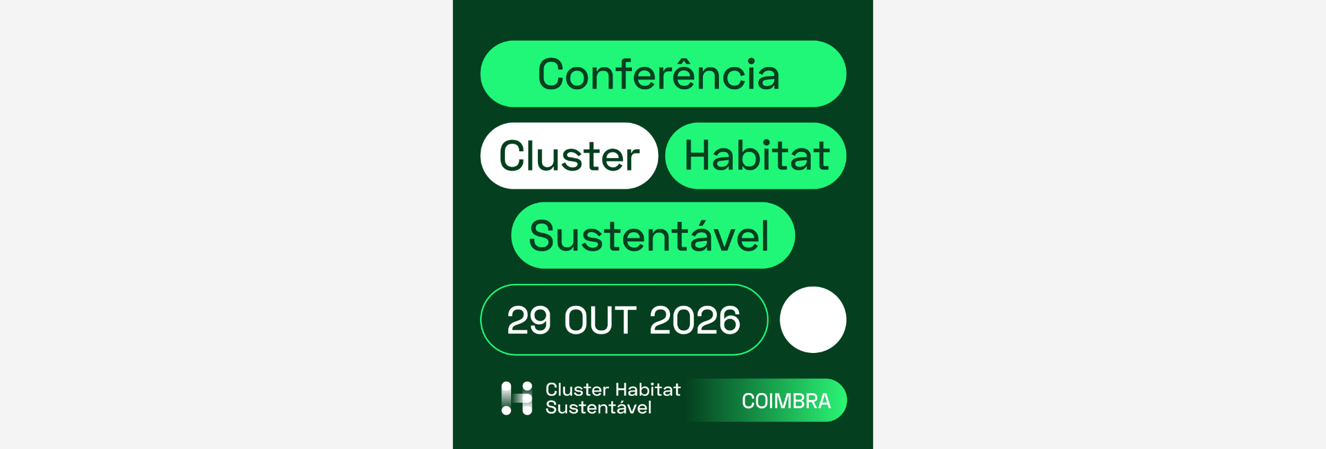 CONFERÊNCIA DO CLUSTER HABITAT SUSTENTÁVEL 2026